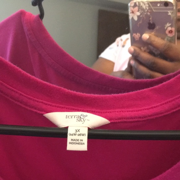 Hot pink summer shirt dress - Picture 2 of 4